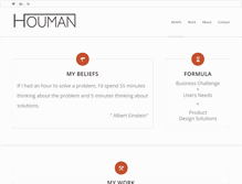 Tablet Screenshot of houman.com